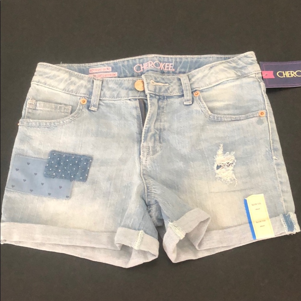 Denim shorts